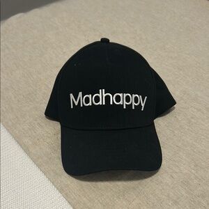 Madhappy Black Hat with White Logo